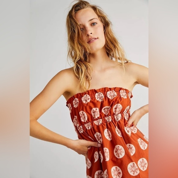 New! Free People Leanna Sun Detail Maxi Dress ✨☀️ Large NWT! - Picture 3 of 15